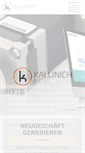 Mobile Screenshot of kallinich-media.de
